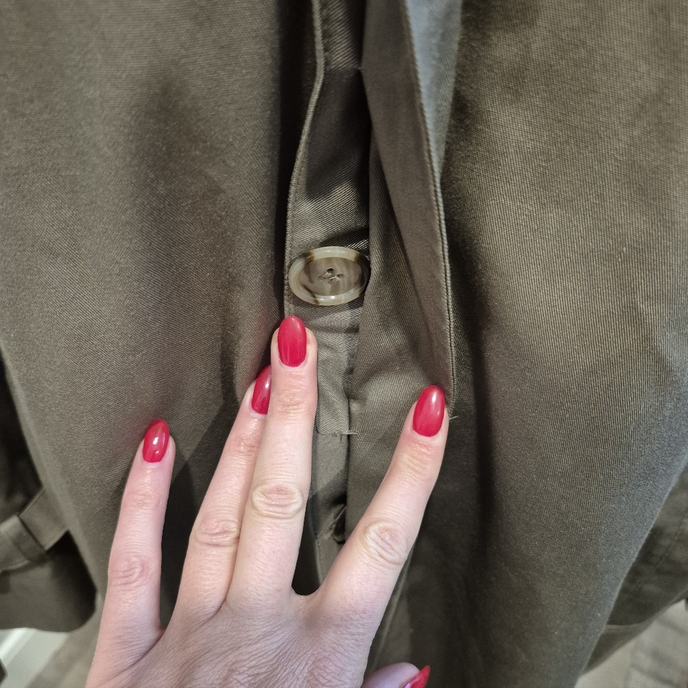 Vintage Bottany 500 Classic Trench Coat With Zippet Lining Size 44 - XL/L - Picture 11 of 16